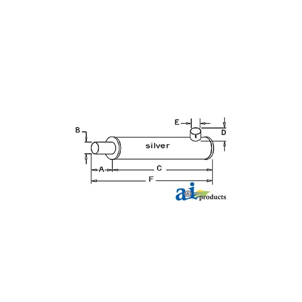 Muffler 14" x8" x4"